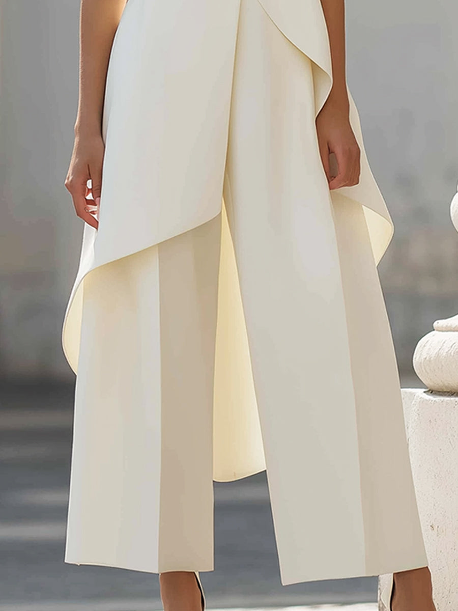 ASYMMETRICAL TWO-PIECE SET FOR WOMEN