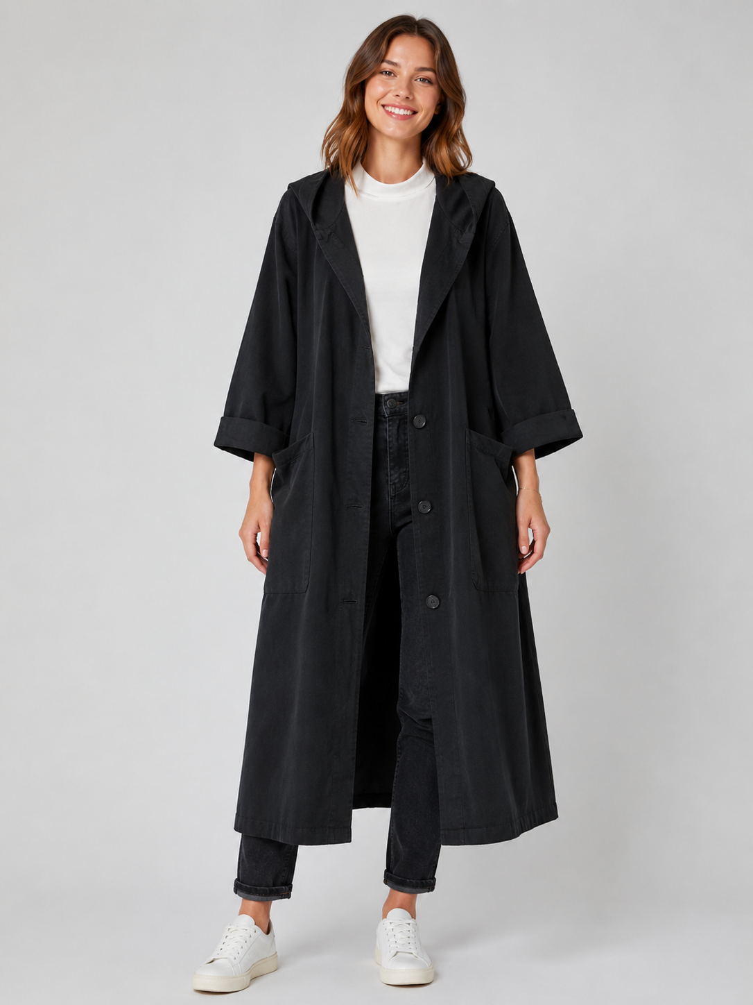 Guinevere Long Waterproof Trench Coat | Classic Women's Outerwear