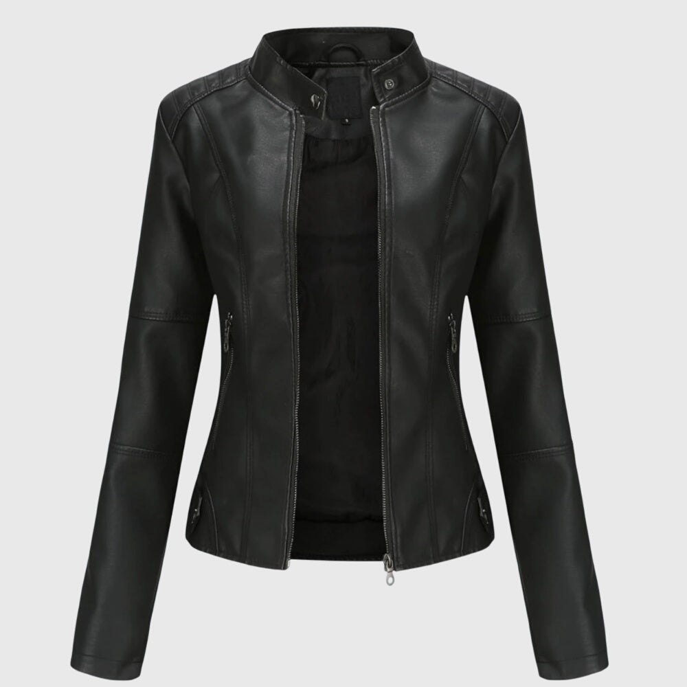 Giorgina™ - Elegant Leather Jacket for Women