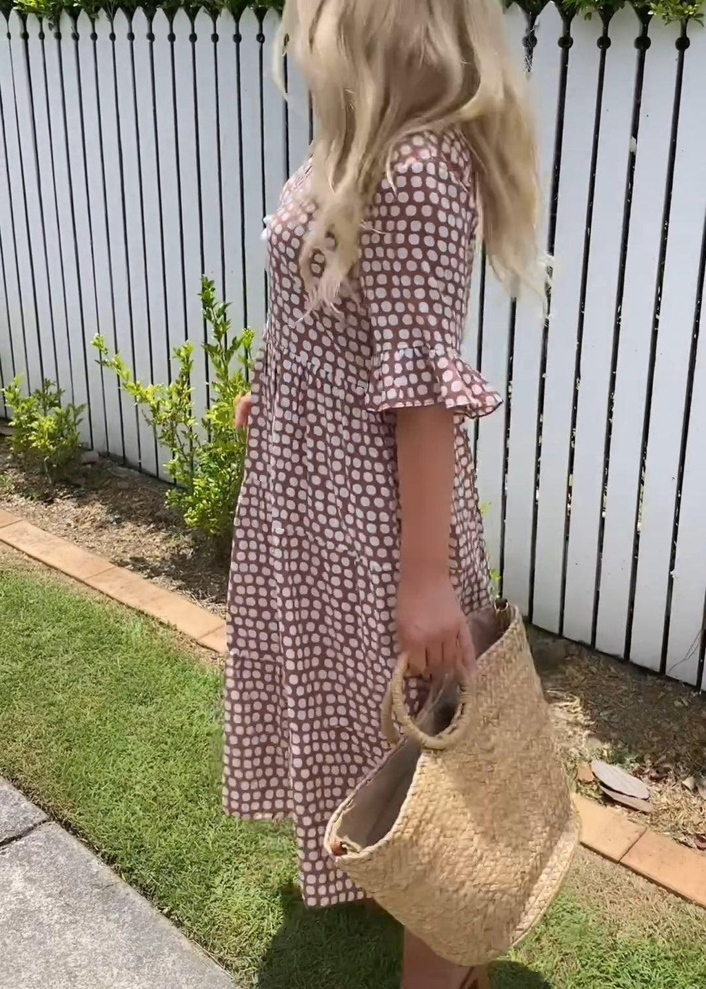 Nicola - Midi Dress with Short Sleeves