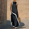 ASYMMETRICAL LINEN SET FOR WOMEN