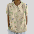 Floral Top Elegant Comfort