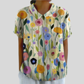 Floral Top Elegant Comfort
