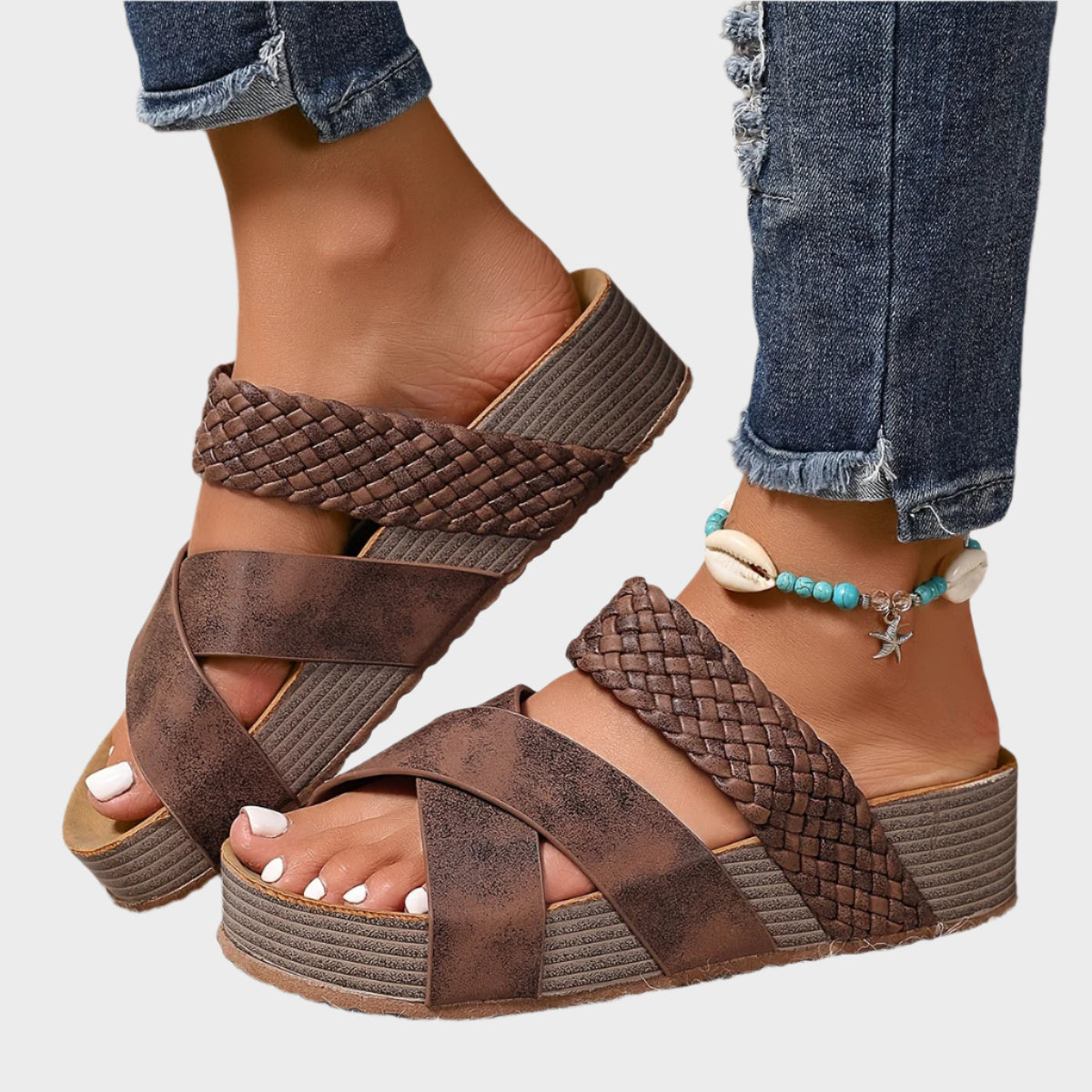 Orthopaedic Sandals with Platform and Style