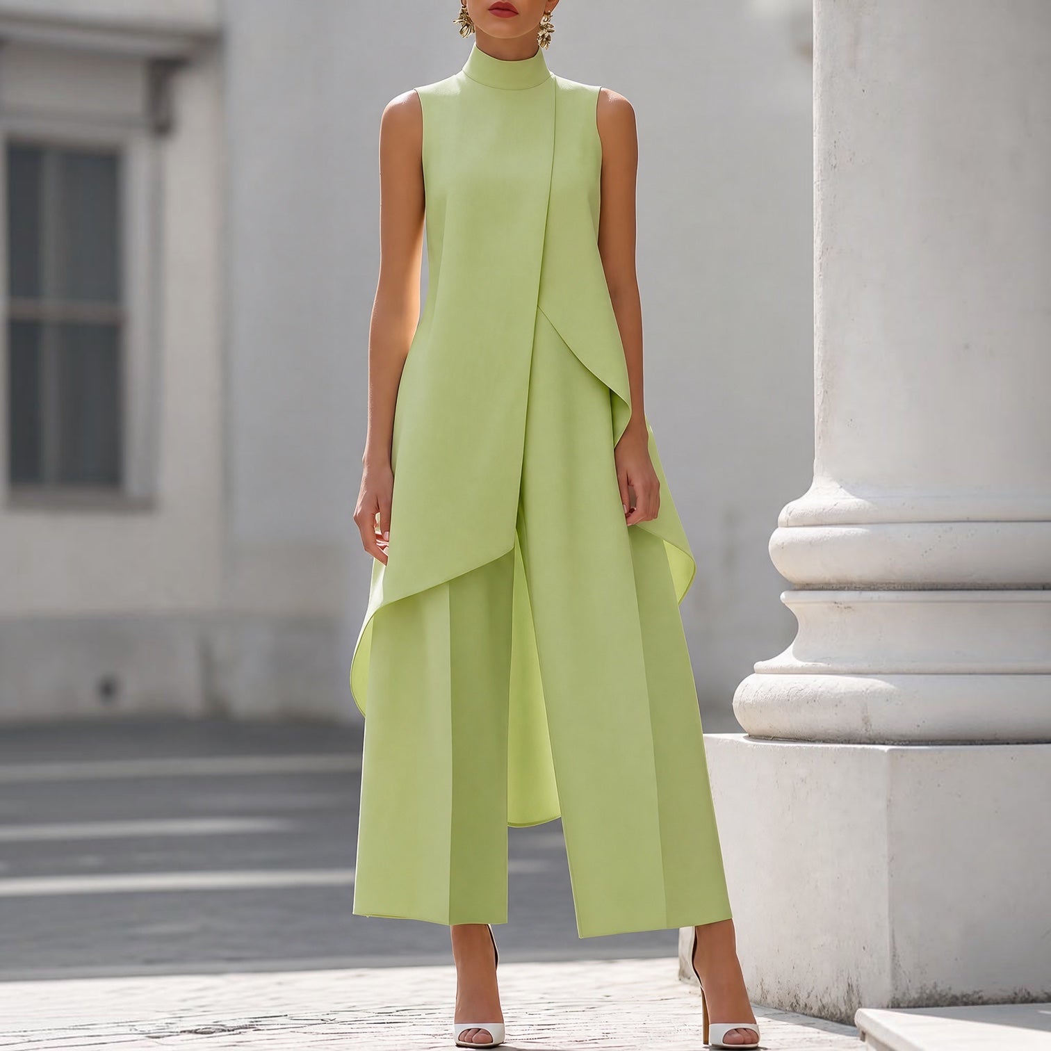 ELEGANT WIDE LEG SET FOR WOMEN