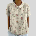 Floral Shirt Elegant Comfort