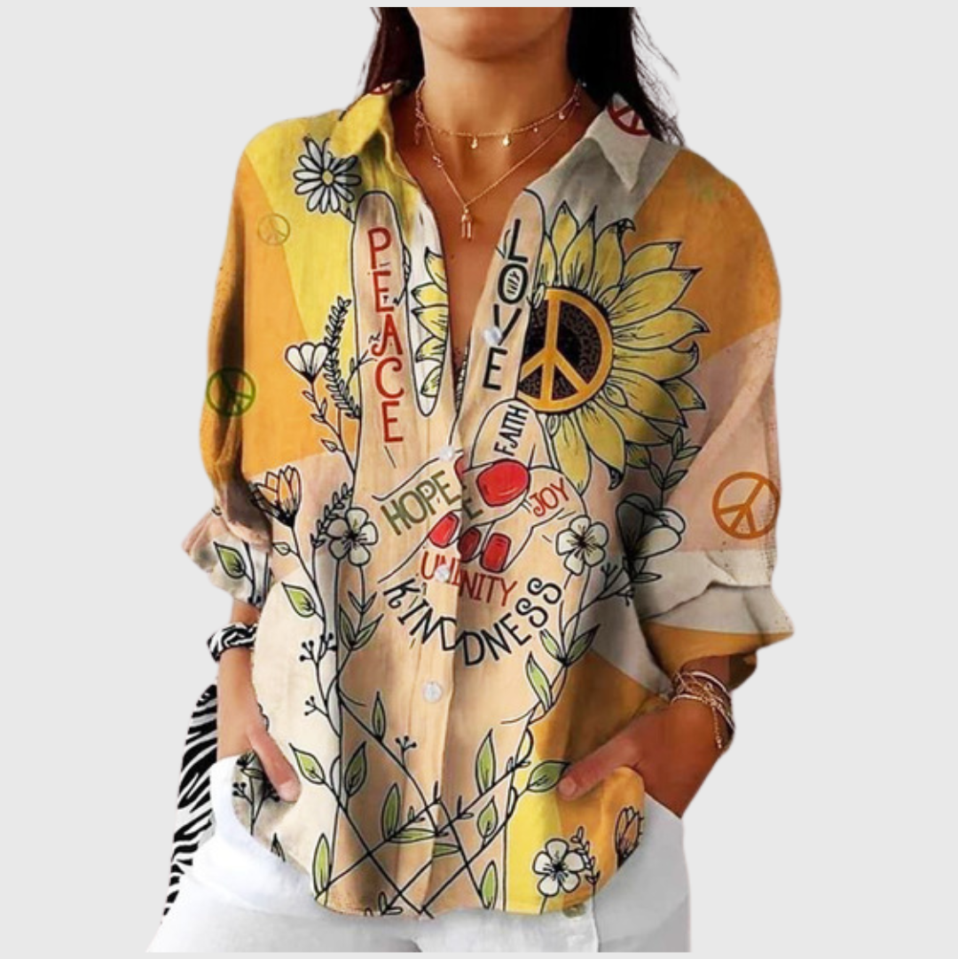 Light and Colourful Printed Blouse