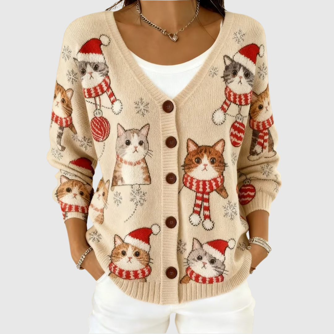 Comfortable Knitted Cardigan with Buttons