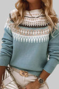 Gemma Textured Round Neck Jumper