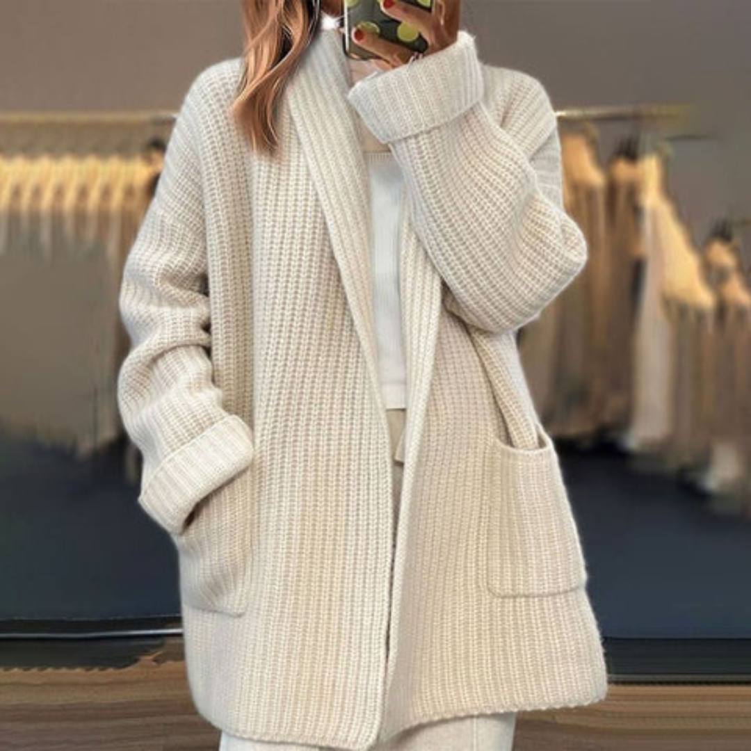 THALIRA WOOL CARDIGAN
