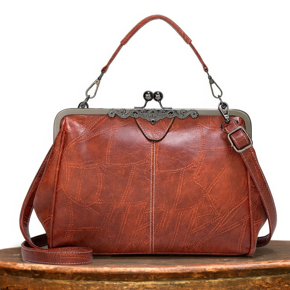 Lily™ | Vintage Leather Handbag