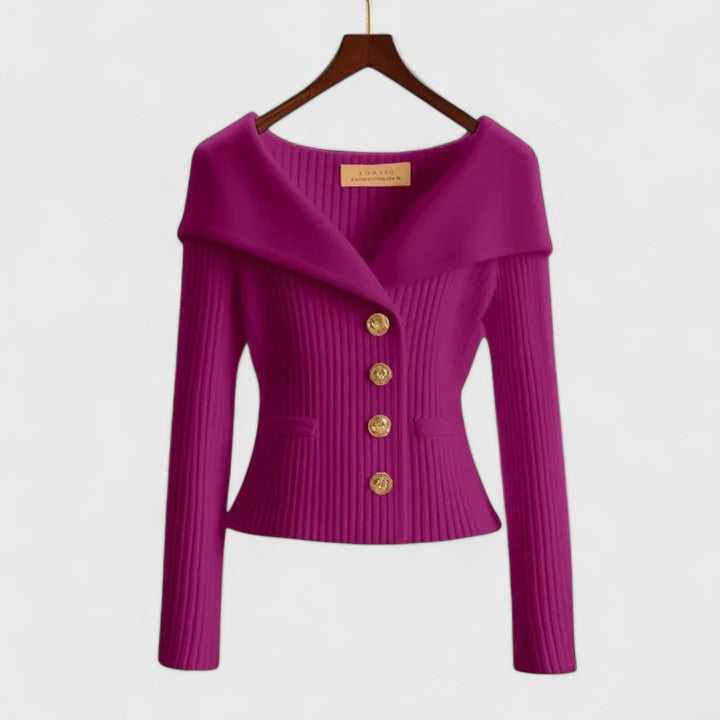 Clarisa | Elegant Knitted Jacket for Stylish Appearances