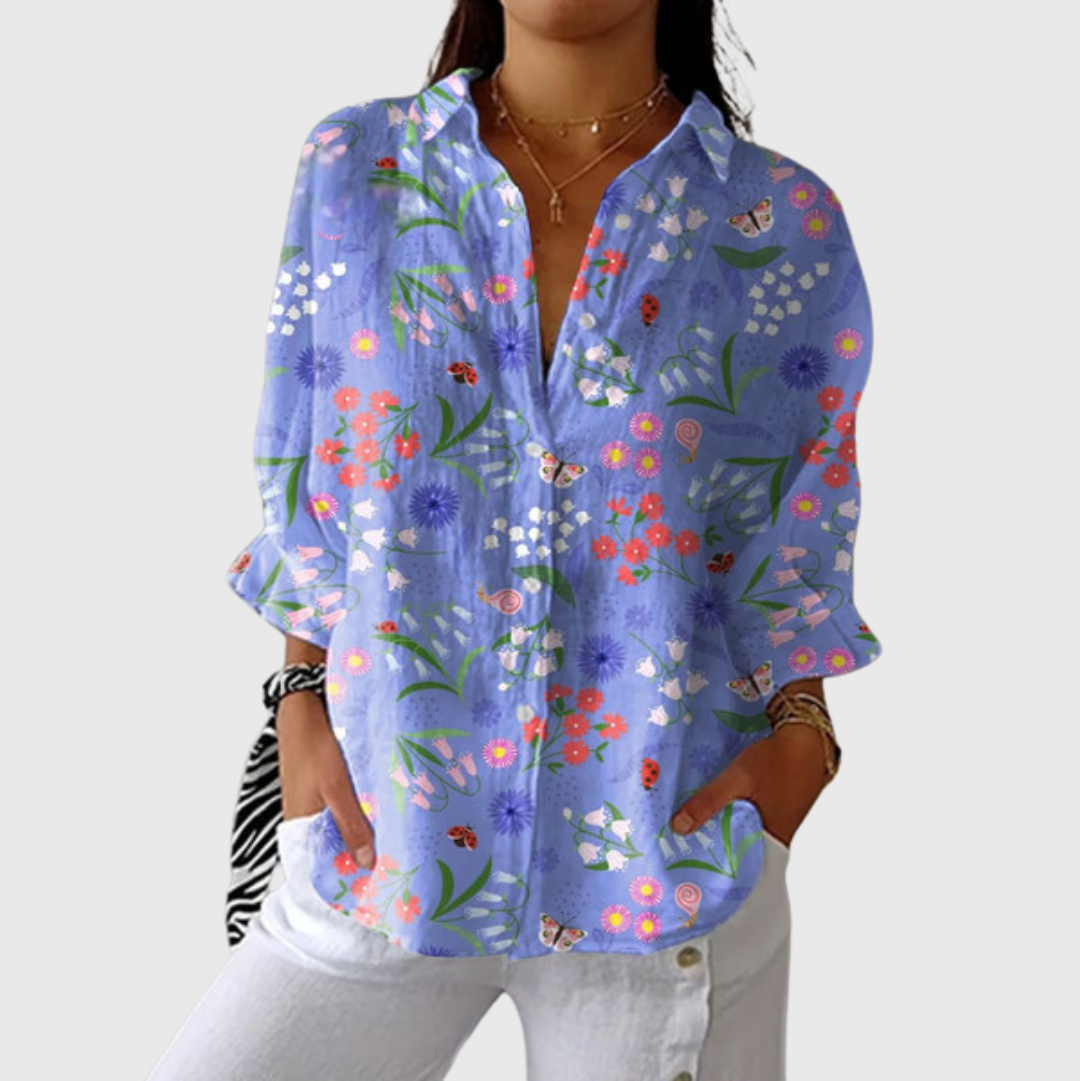 Light and Colourful Printed Blouse