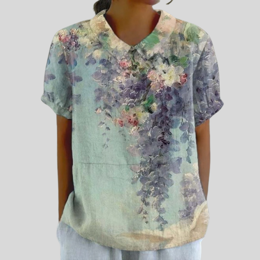 Floral Top Elegant Comfort