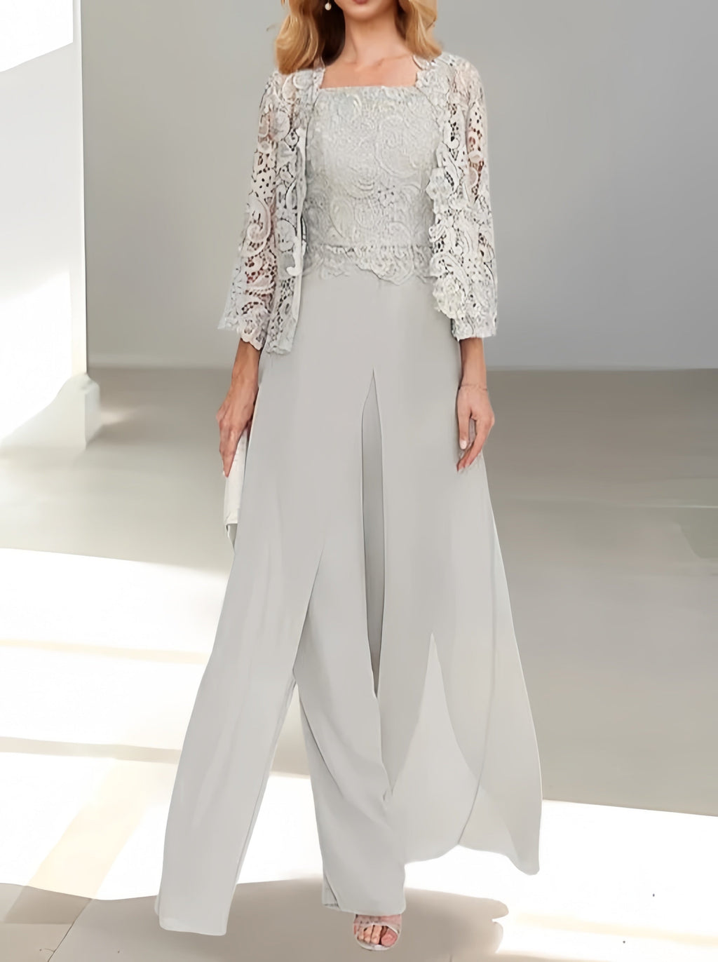 ELEGANT CHIFFON TROUSER SET FOR WOMEN