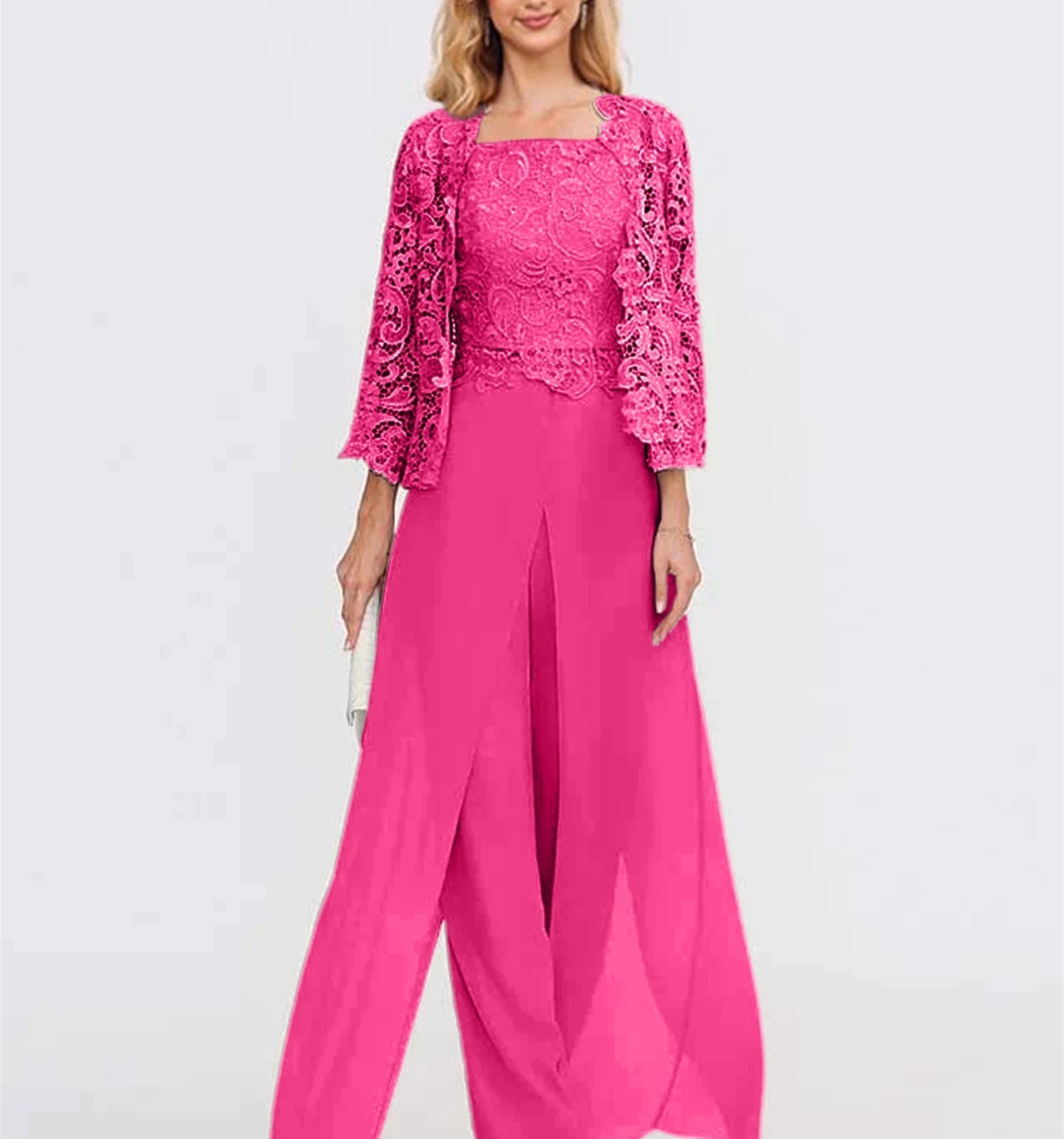 ELEGANT CHIFFON TROUSER SET FOR WOMEN