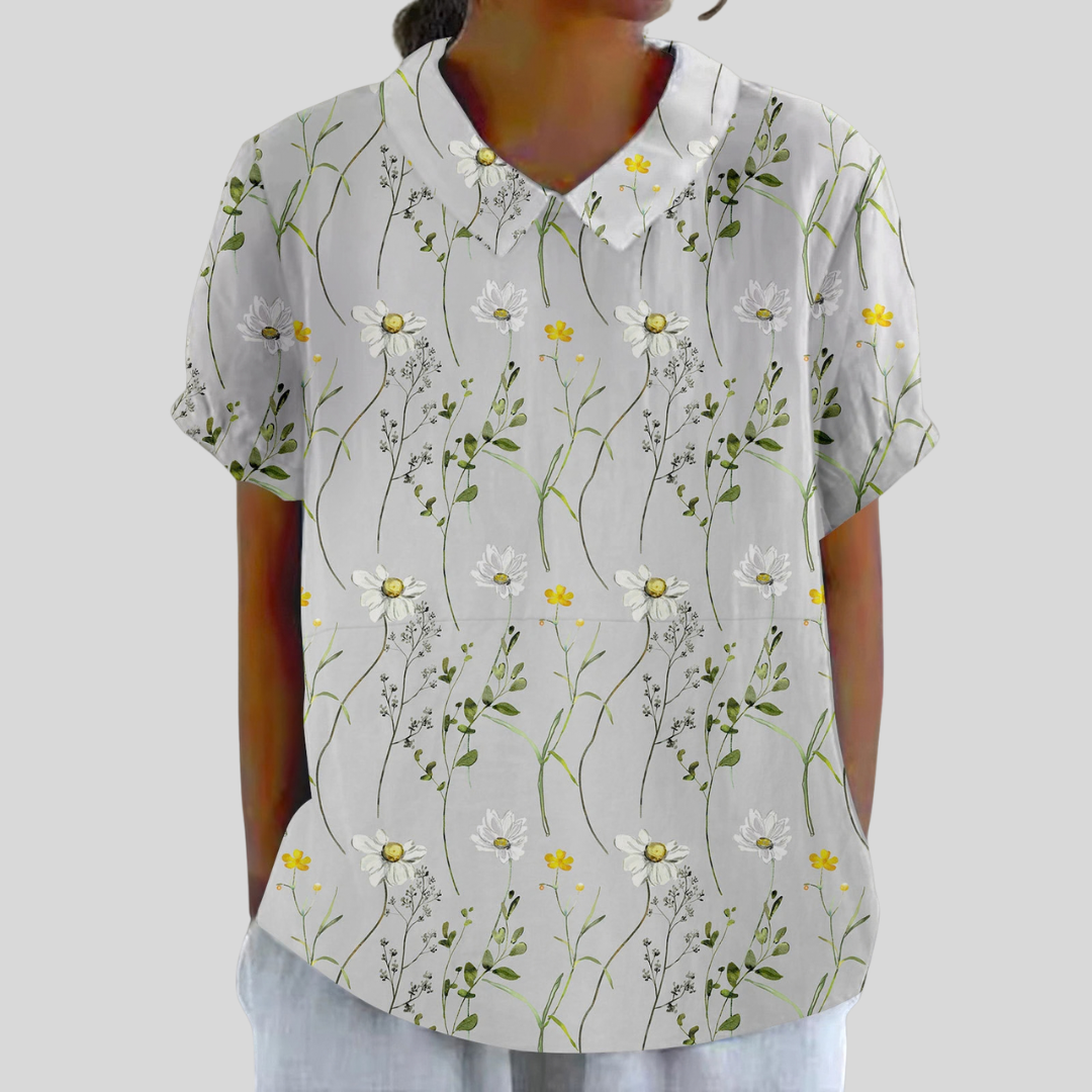 Floral Top Elegant Comfort