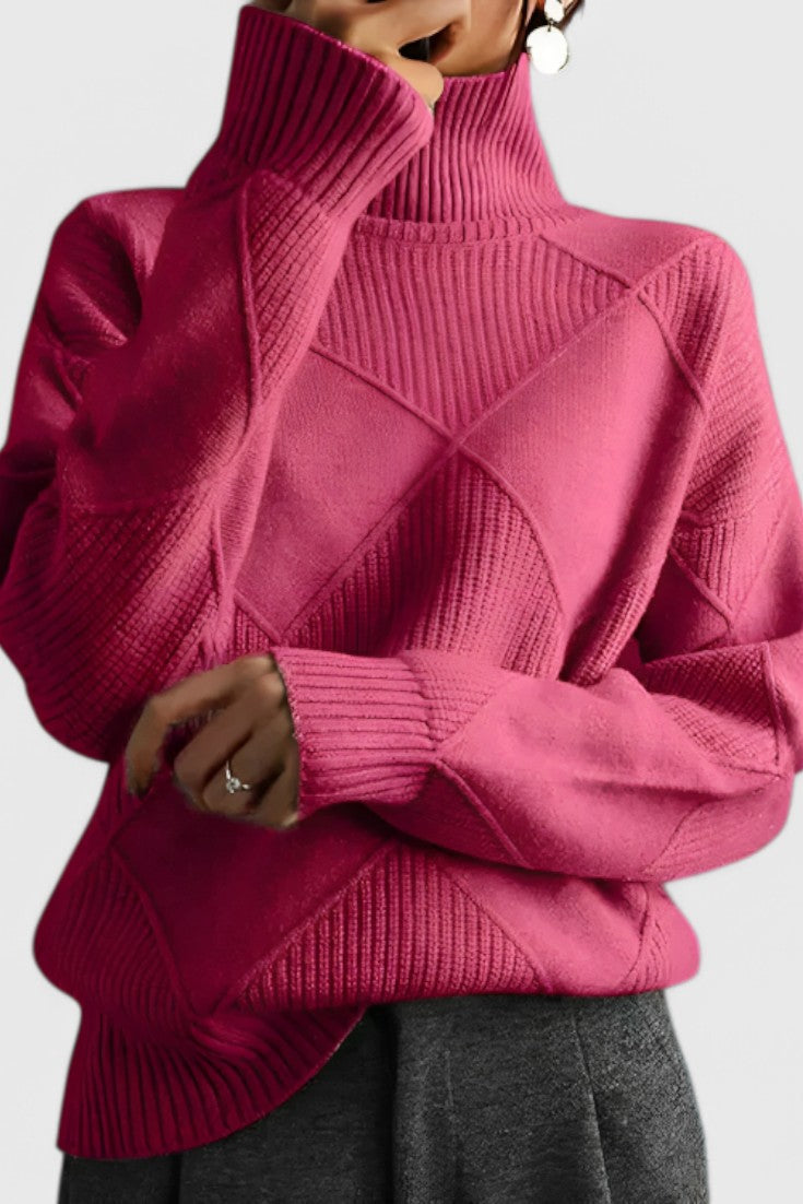 Jasmine Cashmere High Neck Jumper