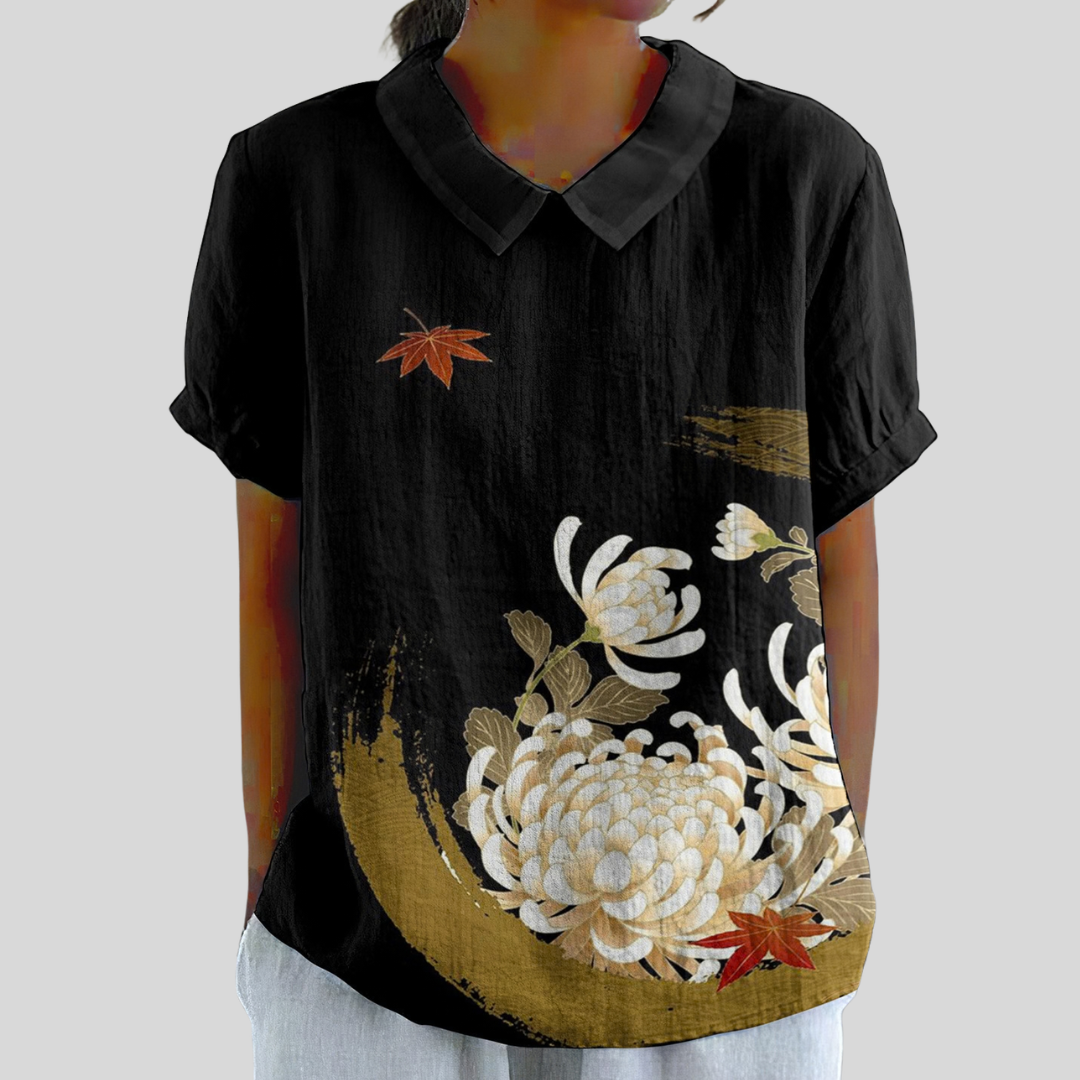 Floral Top Elegant Comfort