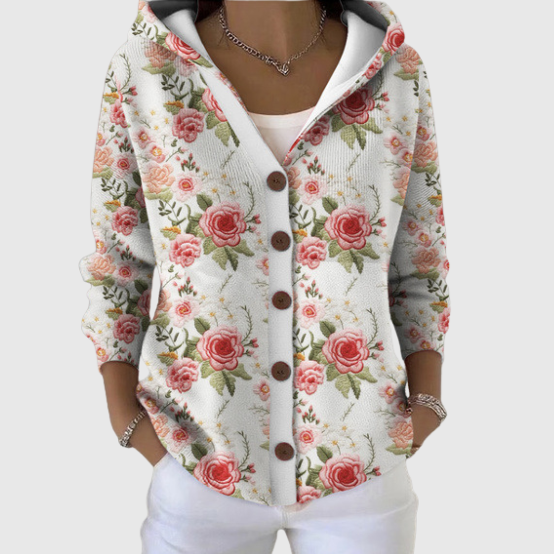 Comfort Cardigan with Hood in Knit