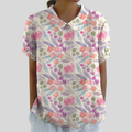 Floral Top Comfort Elegant
