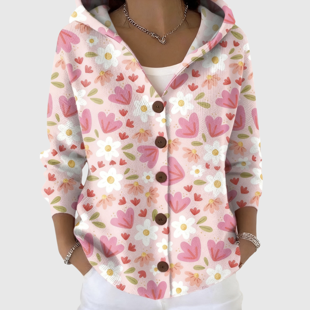 Comfortable Knit Cardigan with Hood