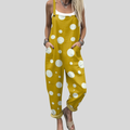 Dotted Dungarees Mustard Yellow