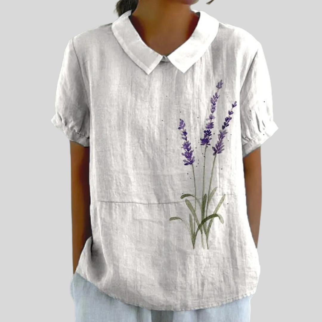 Floral Top Elegant Comfort