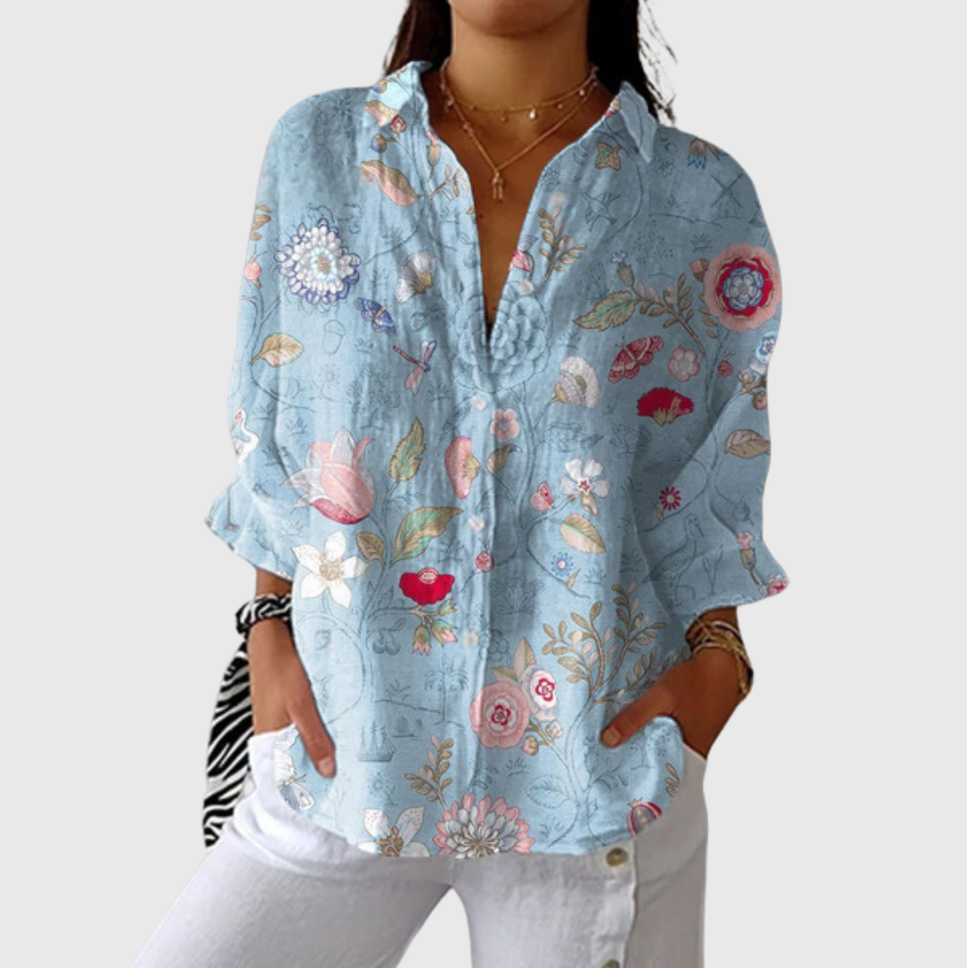 Light and Colourful Printed Blouse