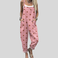 Dotted Dungarees Pink