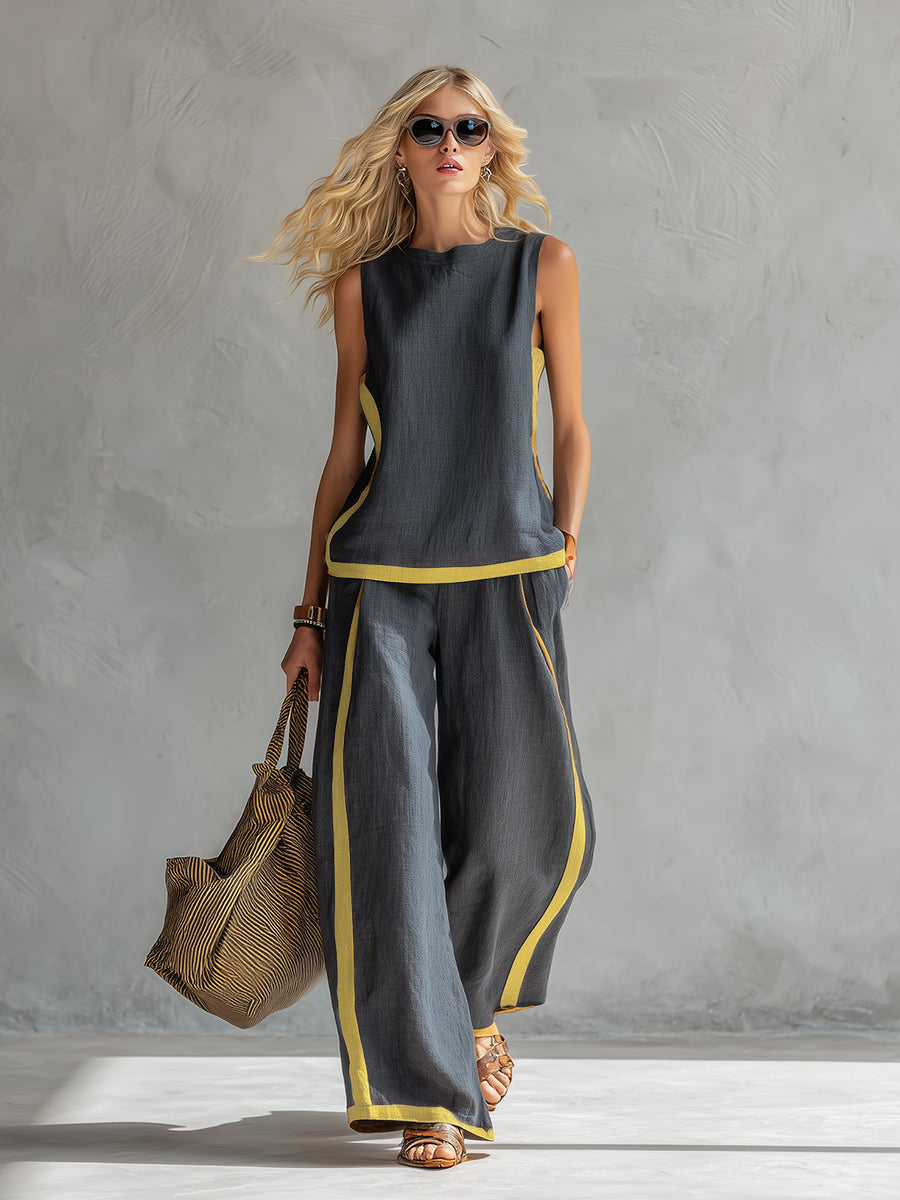 CHIC LINEN SET FOR WOMEN
