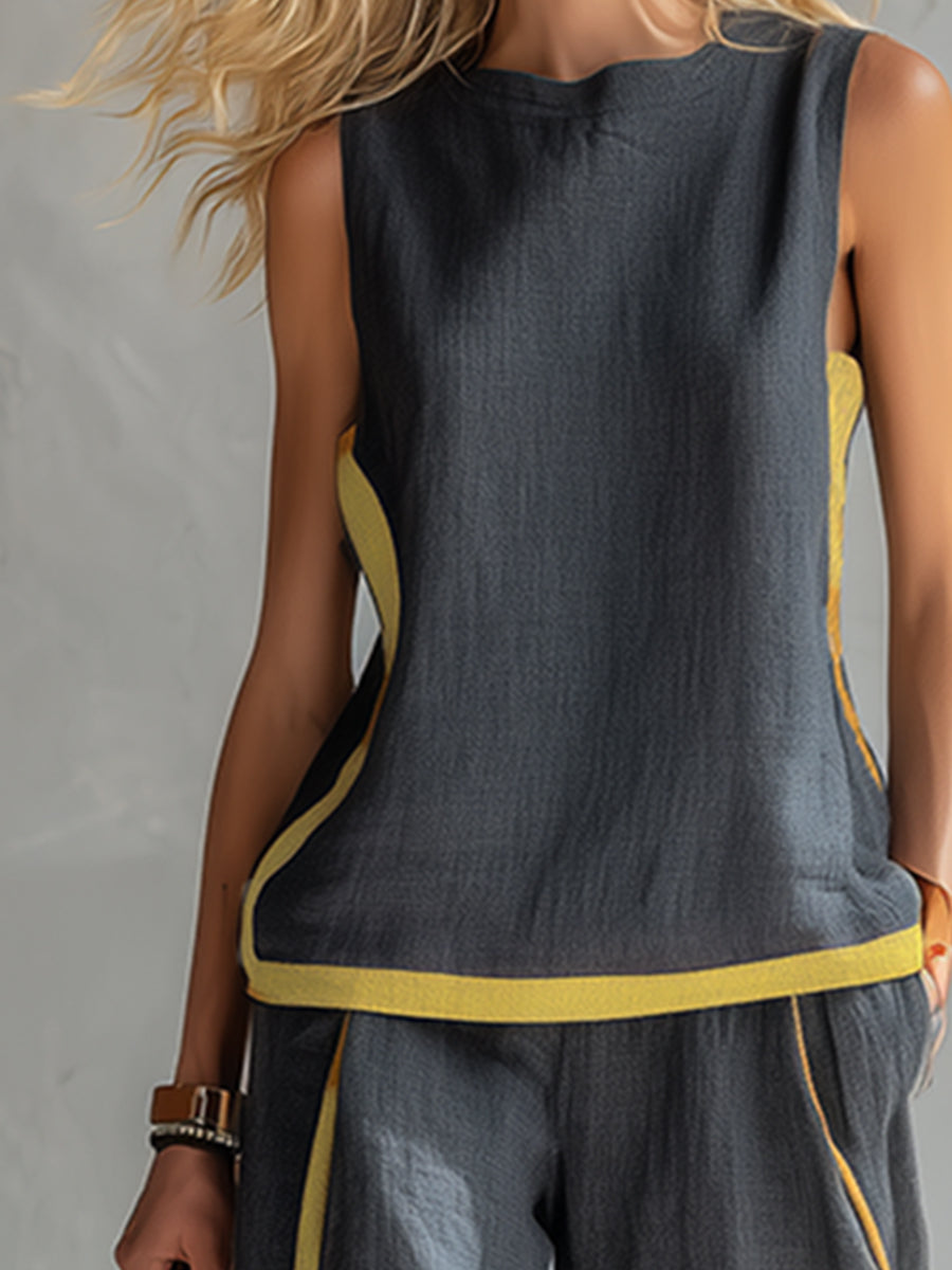 CHIC LINEN SET FOR WOMEN
