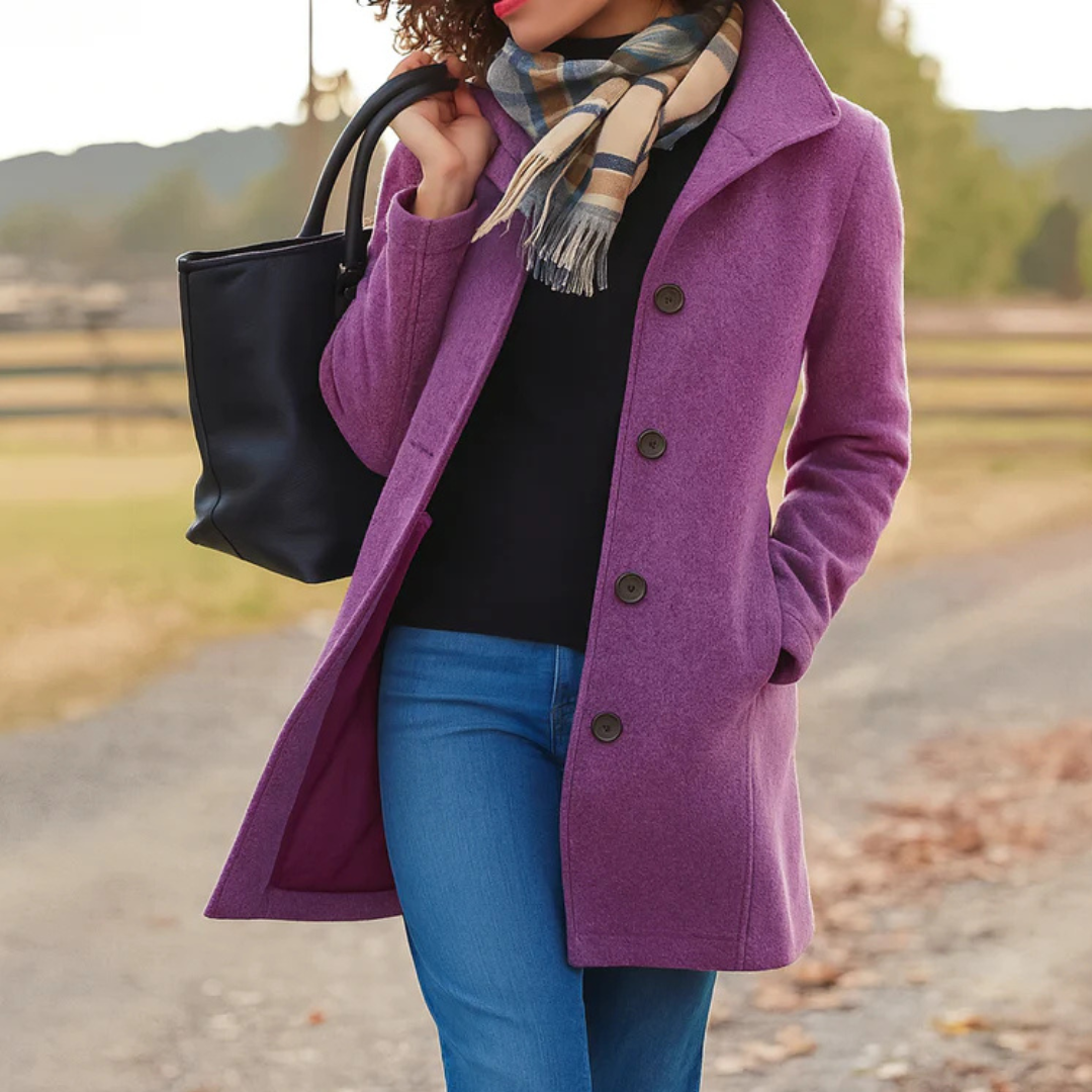 Aurora | Coat with a Button
