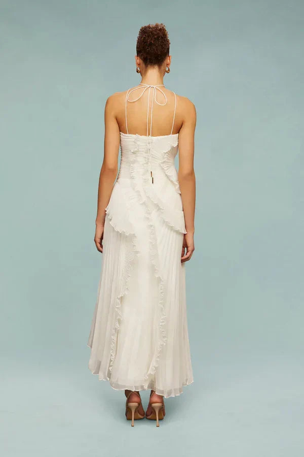 LIYANA | Spiral Ruffle Dress
