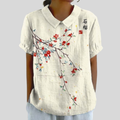 Floral Top Elegant Comfort