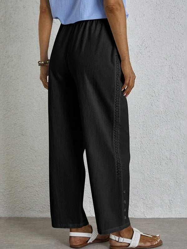 Shania - Relaxed Trousers with Buttons