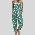 Dotted Dungarees Green