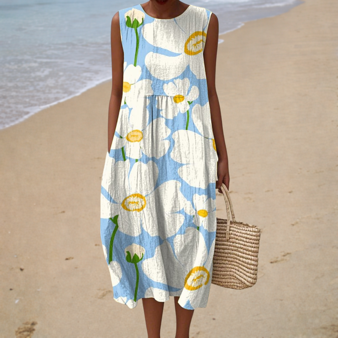Comfortable Sleeveless Summer Dress