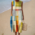Comfortable Sleeveless Summer Dress