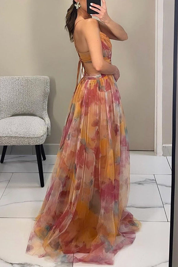 GISELLE | Chiffon Maxi Dress