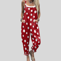 Dotted Dungarees Red-White