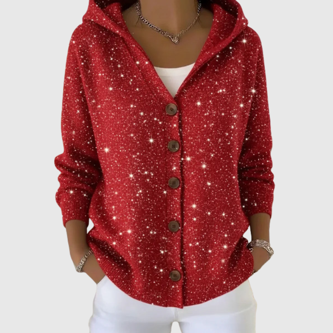 Cardigan Comfort with Hood in Knit