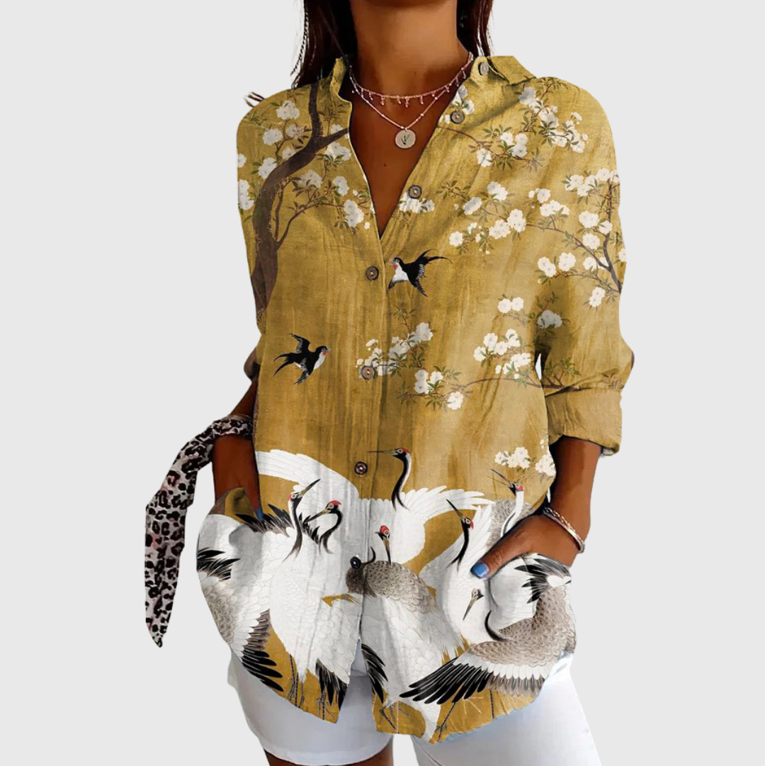 Light and Colourful Printed Blouse