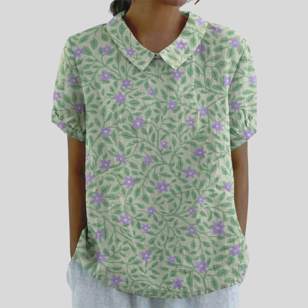Floral Top Elegant Comfort