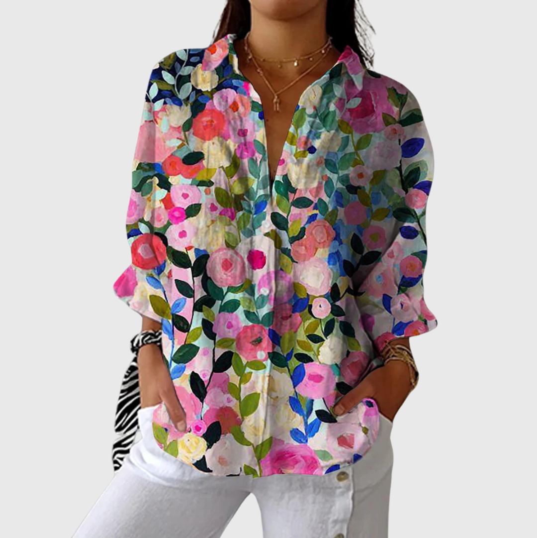 Light and Colourful Printed Blouse