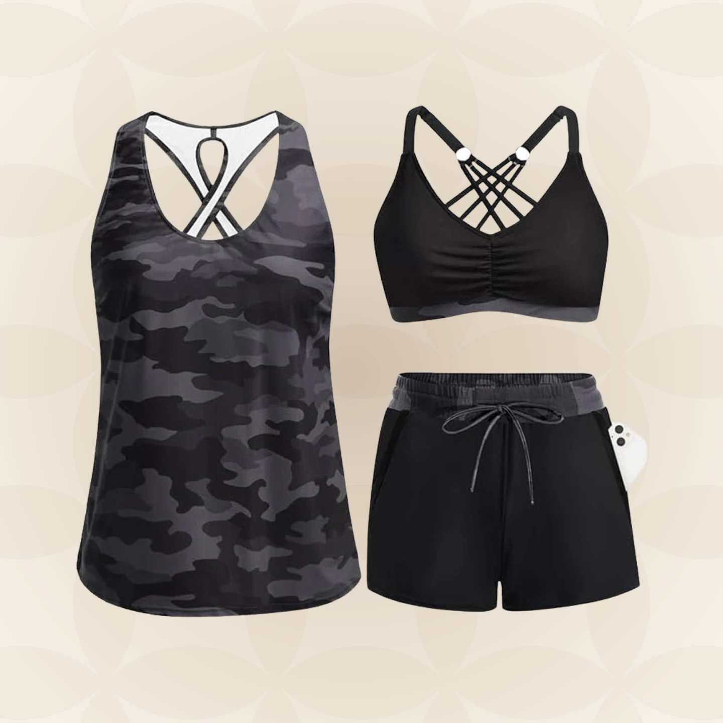 THREE-PIECE BIKINI SET FOR WOMEN