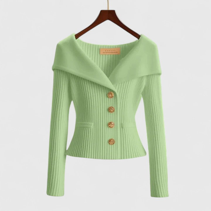 Clarisa | Elegant Knitted Jacket for Stylish Appearances
