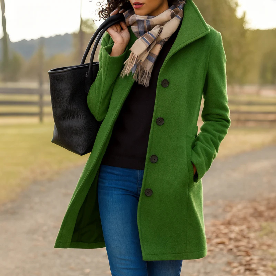 Aurora | Coat with a Button