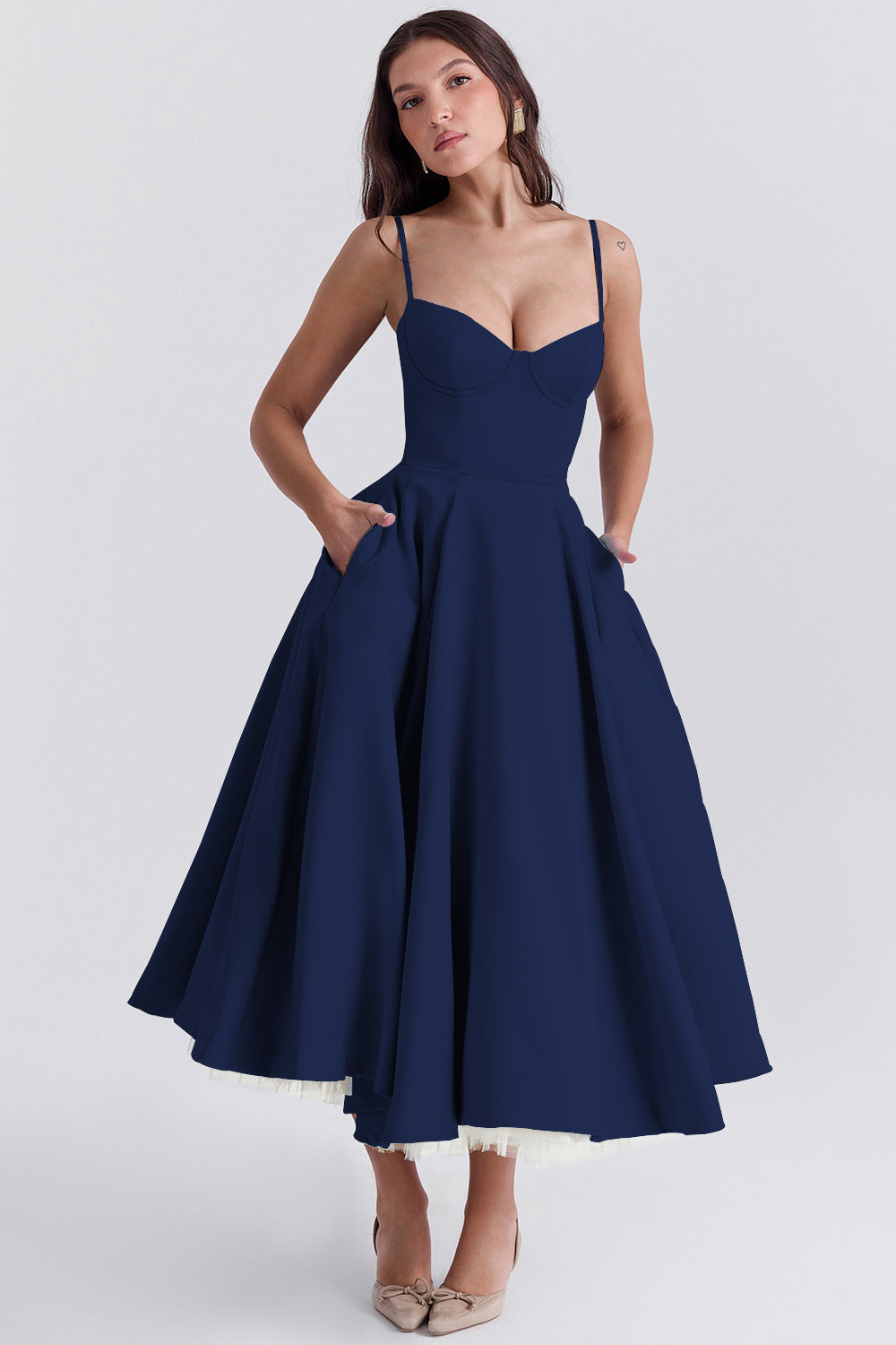 YLIANA | Romantic Summer Midi Dress