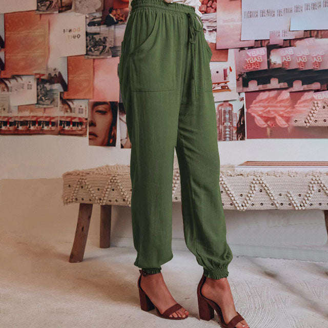 Kaeli – Elegant Jogging Trousers with Drawstring